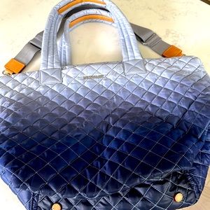 MZ Wallace medium metro tote ombré blue NWOT
